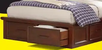Leon's Eden 3-Piece Queen Storage Bed - Dark Brown offer
