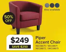 Leon's Piper Accent Chair - Red offer
