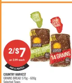 Shoppers Drug Mart COUNTRY HARVEST GRAINS BREAD offer