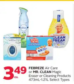 Rexall FEBREZE Air Care or MR. CLEAN Magic Eraser or Cleaning Products 473mL-1.21L offer