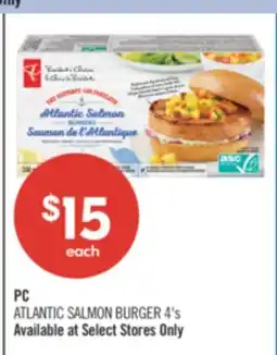 Shoppers Drug Mart PC ATLANTIC SALMON BURGER 4's offer