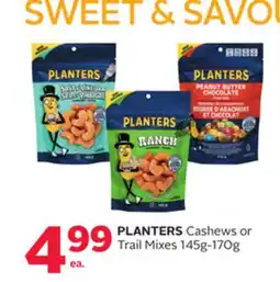 Rexall PLANTERS Cashews or Trail Mixes offer