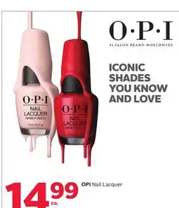 Rexall OPI Nail Lacquer offer