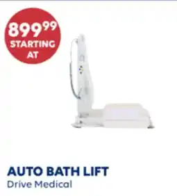 Wellwise by Shoppers AUTO BATH LIFT Drive Medical offer