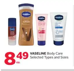 Rexall VASELINE Body Care offer