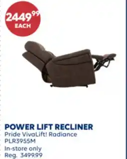 Wellwise by Shoppers POWER LIFT RECLINER Pride VivaLift! Radiance offer