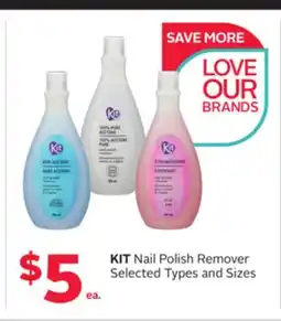 Rexall KIT Nail Polish Remover offer