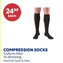Wellwise by Shoppers COMPRESSION SOCKS Truform Men offer