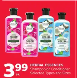 Rexall HERBAL ESSENCES Shampoo or Conditioner offer