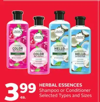 Rexall HERBAL ESSENCES Shampoo or Conditioner offer