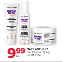 Rexall MARC ANTHONY Hair Care or Styling offer