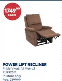 Wellwise by Shoppers POWER LIFT RECLINER offer