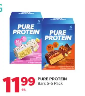 Rexall PURE PROTEIN Bars offer
