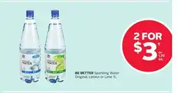Rexall BE BETTER Sparkling Water offer