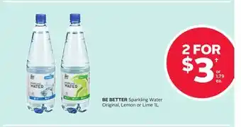 Rexall BE BETTER Sparkling Water offer