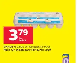 Rexall GRADE A Large White Eggs offer