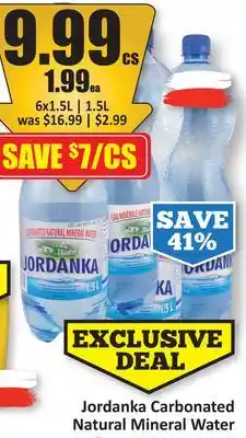 Starsky Jordanka Carbonated Natural Mineral Water offer