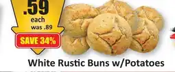 Starsky White Rustic Buns w/Potatoes offer