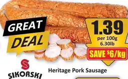 Starsky Heritage Pork Sausage offer