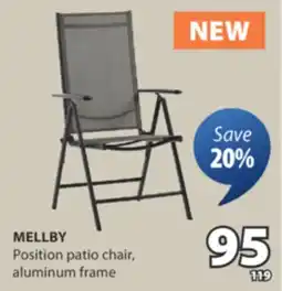 JYSK MELLBY Position patio chair offer