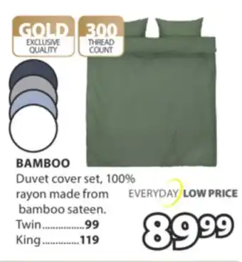 JYSK BAMBOO Duvet cover set offer