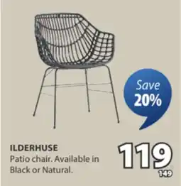 JYSK ILDERHUSE Patio chair offer