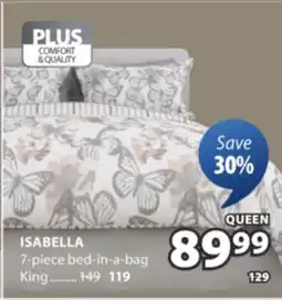 JYSK ISABELLA 7-piece bed-in-a-bag offer