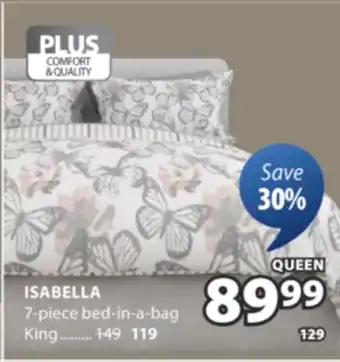 JYSK ISABELLA 7-piece bed-in-a-bag offer