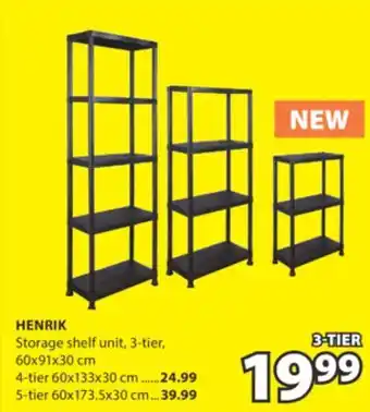 JYSK HENRIK Storage shelf unit offer