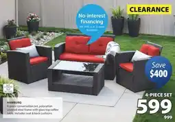 JYSK HAMBURG 4-piece conversation set offer
