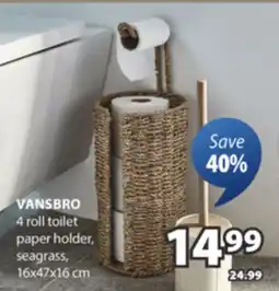 JYSK VANSBRO 4 roll toilet paper offer