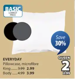 JYSK EVERYDAY Pillowcase Queen offer