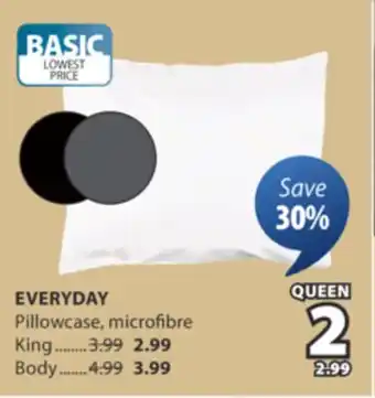 JYSK EVERYDAY Pillowcase Queen offer