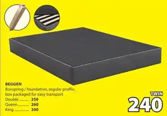 JYSK BEGGEN Boxspring offer