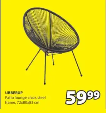 JYSK UBBERUP Patio lounge chair offer