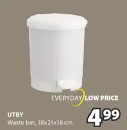 JYSK UTBY Waste bin offer