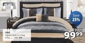 JYSK ERIK 8-piece bed-in-a-bag offer