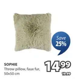 JYSK SOPHIE Throw pillow offer