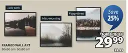 JYSK FRAMED WALL ART offer