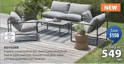 JYSK RISVEDEN 4 piece - conversation set offer