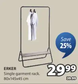 JYSK ERKER Single garment rack offer