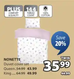 JYSK NONETTE Duvet cover set offer