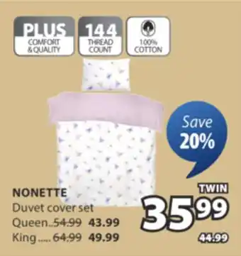 JYSK NONETTE Duvet cover set offer