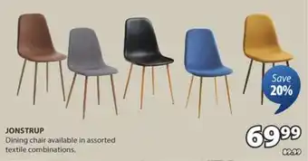 JYSK JONSTRUP Dining chair offer
