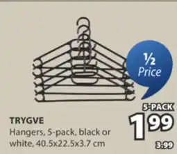 JYSK TRYGVE Hangers offer