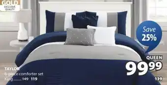 JYSK TAYLOR 6-piece comforter set offer