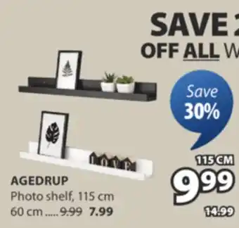 JYSK AGEDRUP Photo shelf offer