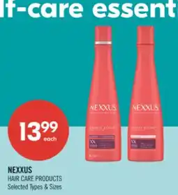 Shoppers Drug Mart NEXXUS HAIR CARE PRODUCTS offer