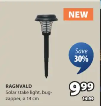JYSK RAGNVALD Solar stake light offer
