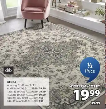 JYSK GENOA Area rug offer